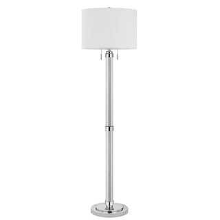 60W X 2 Montilla Metal/Acrylic Floor Lamp With Fabric Shade