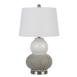 Aigio 100W On Off Ceramic Table Lamps (Sold And Priced As Pairs)