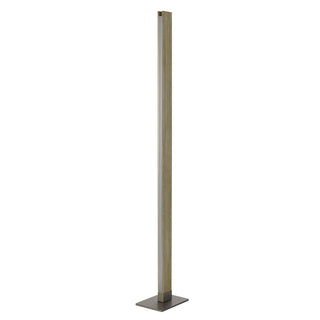 Colmar Integrated Led Rubber Wood Floor Lamp With Dimmer Control. 24W, 2100 Lumen, 3000K.