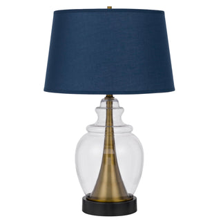 Cupola Glass/Metal Table Lamp