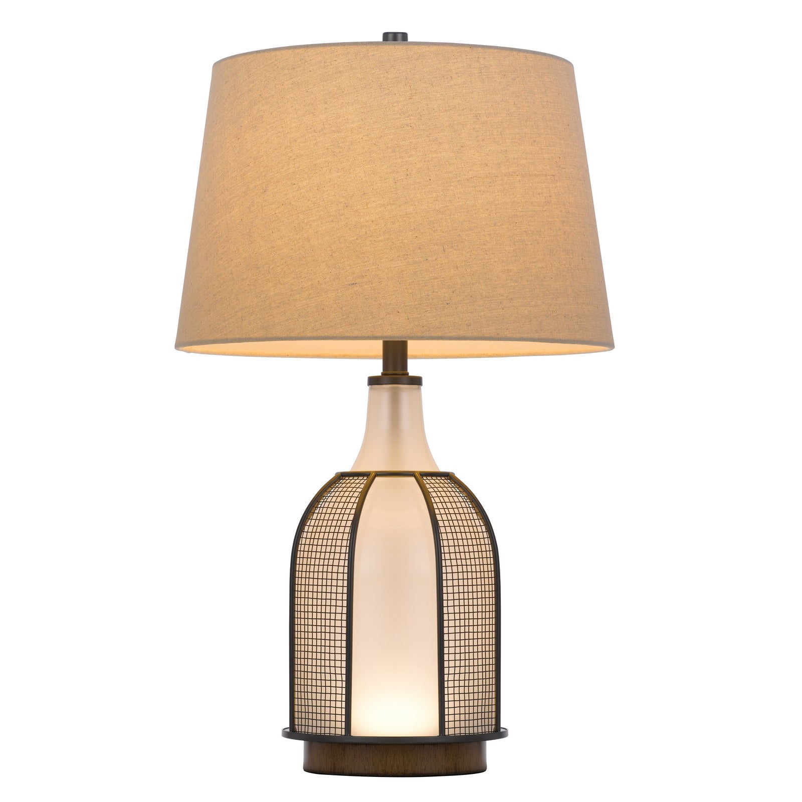 100W Morgan glass table lamp
