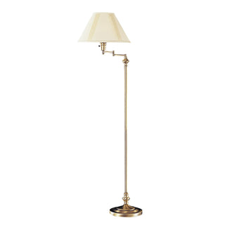 150W 3 Way Swing Arm Floor Lamp/W 10 Lbs. Weighted Base