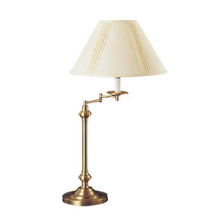 150W Swing Arm Table Lamp W/Mushroom Shade