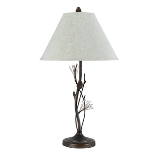 150W 3 Way Pine Twig Wrought Iron Table Lamp