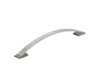 10-1/16 Inch CANDLER Cabinet Pull in Satin Nickel