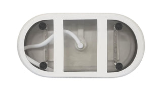 59 inch Bathtub in Glossy White with Polished White Trim