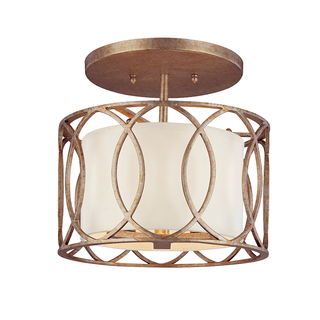 Sausalito Flush Mount with SILVER GOLD Finish