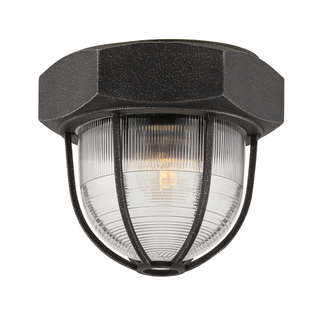 Acme Flush Mount with AGED PEWTER Finish