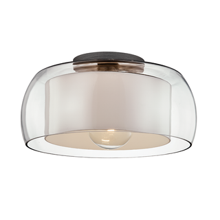 Candace Flush Mount with Graphite Finish