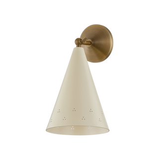 PAWLEY Wall Sconce with HISTORIC BRONZE/SOFT SAND Finish