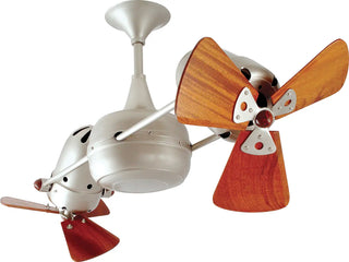 Duplo Dinamico 36 Inch Wood 360” rotational dual head ceiling fan. Multiple Finsh options to choose from.