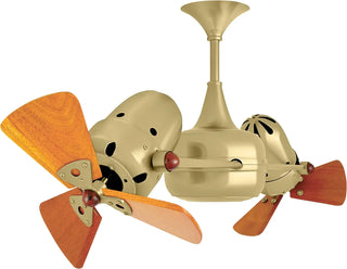 Duplo Dinamico 36 Inch Wood 360” rotational dual head ceiling fan. Multiple Finsh options to choose from.