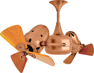 Duplo Dinamico 36 Inch Wood 360” rotational dual head ceiling fan. Multiple Finsh options to choose from.