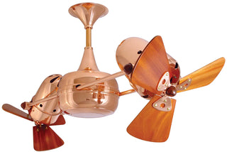 Duplo Dinamico 36 Inch Wood 360” rotational dual head ceiling fan. Multiple Finsh options to choose from.