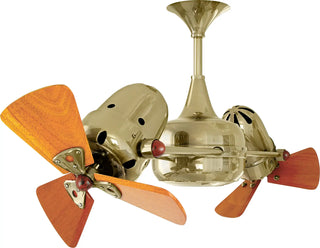 Duplo Dinamico 36 Inch Wood 360” rotational dual head ceiling fan. Multiple Finsh options to choose from.