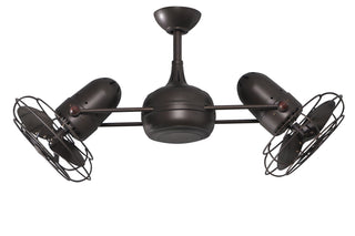 Dagny 39 Inch Metal 360° double-headed rotational ceiling fan. Multiple size and finish options to choose from.