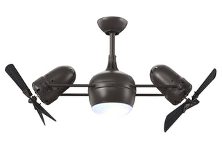 Dagny LK Wood 41 Inch 360° double-headed rotational ceiling fan. Multiple size and finish options to choose from.