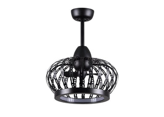 Dana ceiling fan pendant. Multiple finish options to choose from Matte Black / Matte Black Finish / 20 Inch