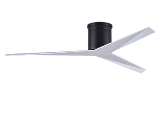 Eliza 3-blade paddle fan. Multiple Finish options to choose from. Matte Black / Gloss White Finish / 56 Inch