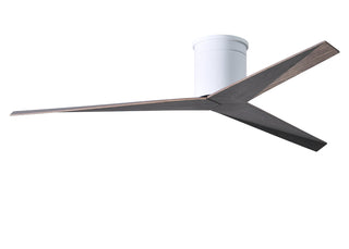 Eliza 3-blade paddle fan. Multiple Finish options to choose from. Gloss White / Old Oak Tone Finish / 56 Inch