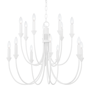 Cate Chandelier GESSO WHITE