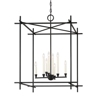 Huck Lantern with BLACK IRON Finish