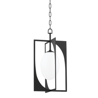 Enzo Lantern with BLACK IRON Finish