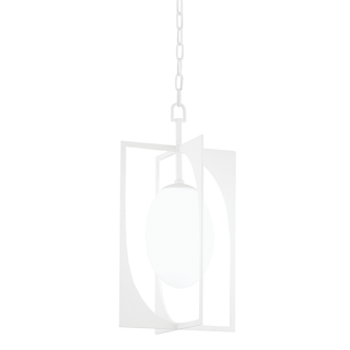 Enzo Lantern with GESSO WHITE Finish