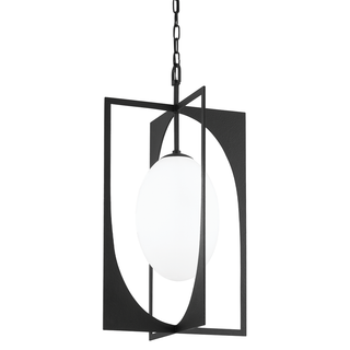 Enzo Lantern with BLACK IRON Finish