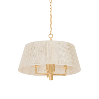 Azar Pendant with Vintage Gold Leaf Finish