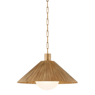 WOODSIDE Pendant with PATINA BRASS Finish