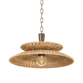 LANDRY Pendant with BRONZE LEAF Finish