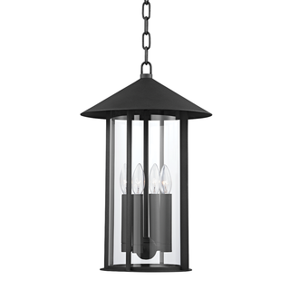 Long Beach Lantern with TEXTURED BLACK Finish