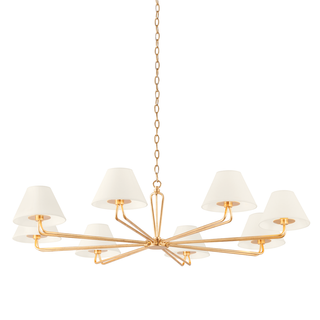 Ozias Chandelier VINTAGE GOLD LEAF