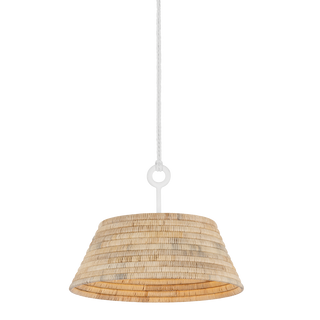SEQUOIA Pendant with GESSO WHITE Finish