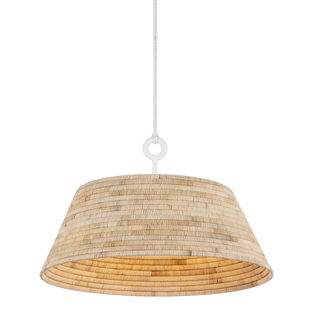 SEQUOIA Pendant with GESSO WHITE Finish