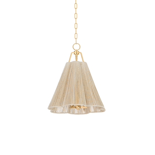 Sonoma Pendant with Vintage Gold Leaf Finish