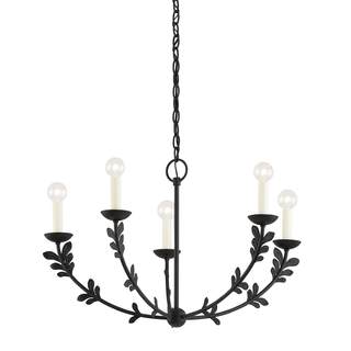 Florian Chandelier BLACK IRON