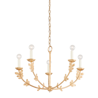 Florian Chandelier VINTAGE GOLD LEAF