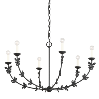 Florian Chandelier BLACK IRON