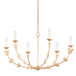 Florian Chandelier VINTAGE GOLD LEAF