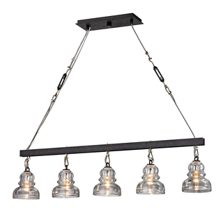 Menlo Park Linear with TEXTURED IRON Finish
