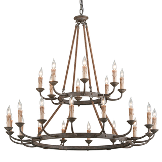 Cyrano Chandelier EARTHEN BRONZE