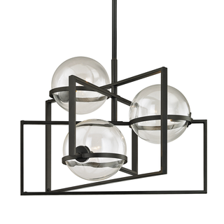 Elliot Chandelier TEXTURED BLACK