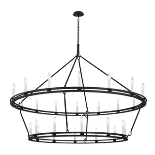 Sutton Chandelier TEXTURED BLACK