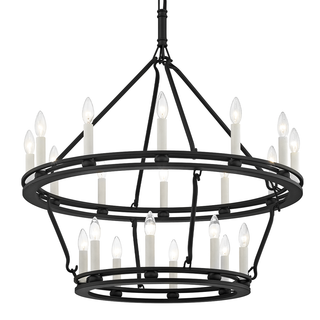 Sutton Chandelier TEXTURED BLACK