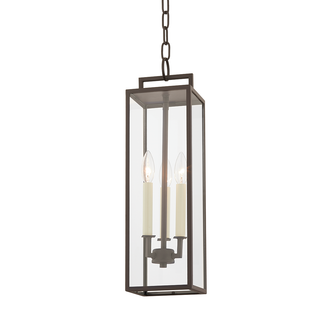 BECKHAM Lantern with TEXTURED BRONZE Finish
