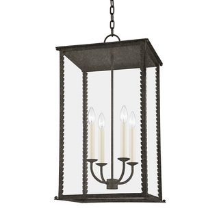 Zuma Lantern with FRENCH IRON Finish