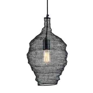 Wabi Sabi Pendant with Black Finish