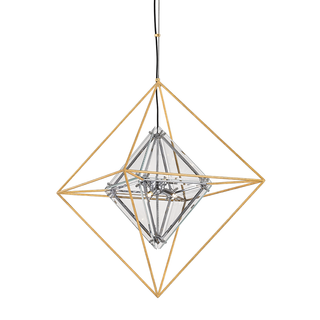 Epic Chandelier with Gold Leaf Finish